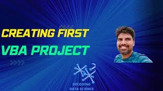Creating Your first VBA Code