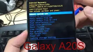 Samsung Galaxy A20S Hard reset