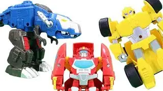 All Transformers Rescue Bots Super Play and Magic Transformation Challenge!