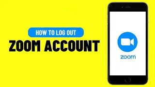 How to Sign out Zoom Account ✅ Log out Zoom Account