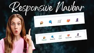 How to Create a Responsive Navigation Bar using HTML and CSS within 5 minutes? | Savvy Programmer