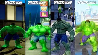 Hulk 2003 Vs Hulk 2005 Vs Hulk 2008 Vs Hulk 2020 Definitive Edition  | Comparison