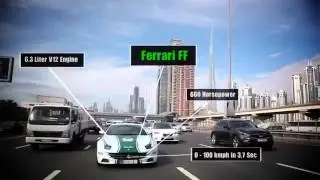 Полиция Дубая, шикарные тачки! Dubai police, luxury car!