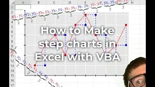 How to make a step chart in Excel with VBA