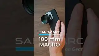 CINEMATIC Video with SANDMARC 100mm Macro Lens #shorts