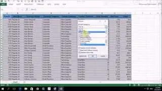 MS Excel Tutorial : add multiple subtotals in a single worksheet using subtotal - MS Office 2013