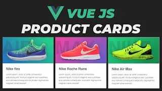 Build a Product Card Parallax using VueJS | VueJS Tutorial for beginners