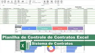 Planilha de Controle de Contratos Excel