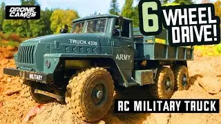 RC MILITARY TRUCK - 6WD SOVIET URAL 4320 Transport Truck - Review & Payload Drive Test