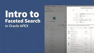 Intro to Faceted Search in Oracle APEX