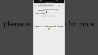 Javascript shorts : Check password strength using javascript