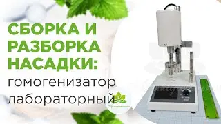 Сборка и разборка насадки к гомогенизатору малому. Создание и производство косметики