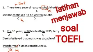 Soal TOEFL error recognition/increase comparison, embedded question