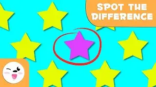 Spot the Different Picture - Visual Attention for Kids - Colors