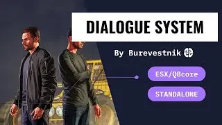 GTA 5 | Dialogue system | Talk to NPC | FiveM | ESX | QBCore | Standalone