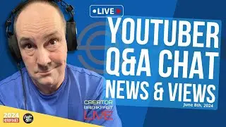 YouTuber Q&A and Chat - Creator Breakfast LIVE