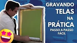 REVELANDO TELA NA SERIGRAFIA - PASSO A PASSO