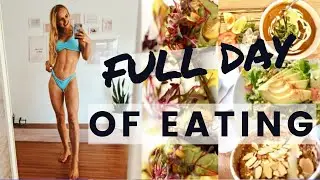 WHAT I EAT IN A DAY - FULL DAY OF EATING TO GET ABS AND STAY FIT when on the run