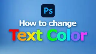 Photoshop how to change text color