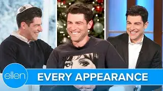 Every Time Max Greenfield Appeared on ‘Ellen’