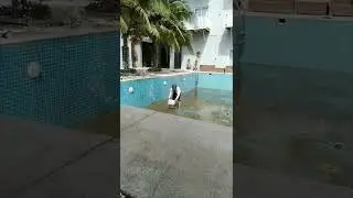 Almost Done Pool Cleaning