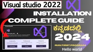 How to Install Microsoft Visual Studio 2022 on Windows 10/11 in Kannada [2024] NET Developers