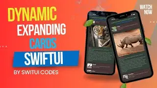 Create Dynamic Expanding Cards in SwiftUI  Stunning Animation Tutorial