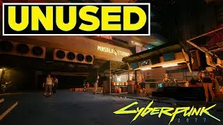 Unused Ground Floor In V's Apartment Building | Cyberpunk 2077 Cut Content