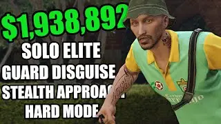 GTA Online Cayo Perico Heist- Stealth Guard Disguise Approach SOLO Elite $1,938,892