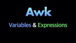 Awk Variables and Expressions