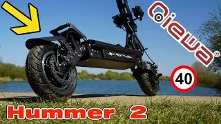 QIEWA Q-Hummer 2 Electric Scooter Ride and Review 2400W