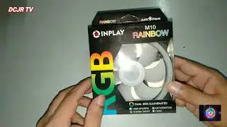 unboxing rainbow fan 120mm RGB model: M10