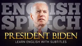 ENGLISH SPEECH | PRESIDENT BIDEN: Humorous Speech (English Subtitles)