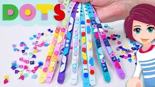 Design your own skinny stackable bracelets! DIY craft Lego DOTS series 3