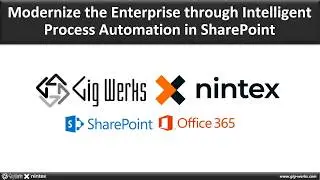 Modernize the Enterprise through Intelligent Process Automation in SharePoint