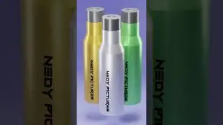 Blender 3D Perfume Product Animation - Low Poly Style