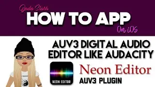 AUv3 Digital Audio Editor like Audacity with Neon Editor on iOS - How To App on iOS! - EP 386 S7