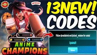 ⚠️NEW ⚠️NEW ANIME CHAMPIONS SIMULATOR CODES OCT 2024 - ROBLOX ANIME CHAMPIONS SIMULATOR CODES 2024