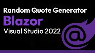 Create Random Quote Generator with Blazor