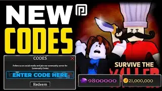 *NEW* ALL WORKING CODES FOR SURVIVE THE KILLER IN 2024! ROBLOX SURVIVE THE CODES