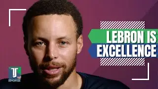 Steph Curry SHOWERS LeBron James with PRAISE