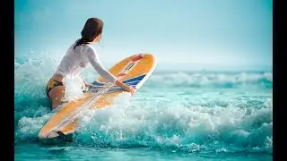 Солнечное настроение.Море,девушки,серфинг и музыка счастья. Sunny mood.Премьера!!!