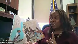 Superintendent Katrina T. McCombs celebrating Read Across America Week!