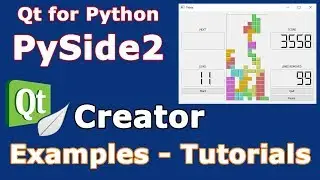 PySide2 (Qt for Python) Examples Tutorials Qt Creator