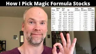 Magic Formula Investing with a Twist (SEE MY LIVE PORTFOLIO)