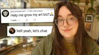 Helping a subscriber TRANSFORM his art business 🌱