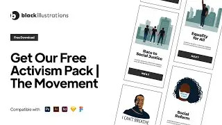 Activism and BLM Illustrations | Download The Movement Pack