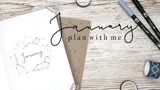 Plan With Me January 2020 |  Bullet Journal Monthly Setup