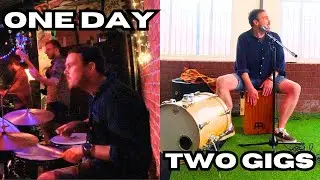 One day, two (very different) gigs! GIG VLOG