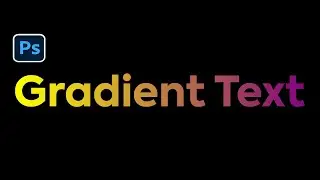 Photoshop Tutorial: Gradient Text Effect